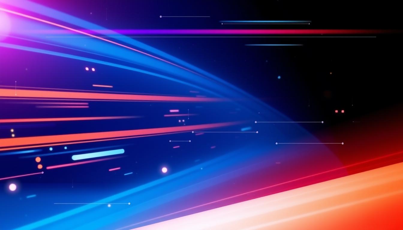 Abstract blue and red light streaks on a black background Abstract blue and red light streaks on a black background