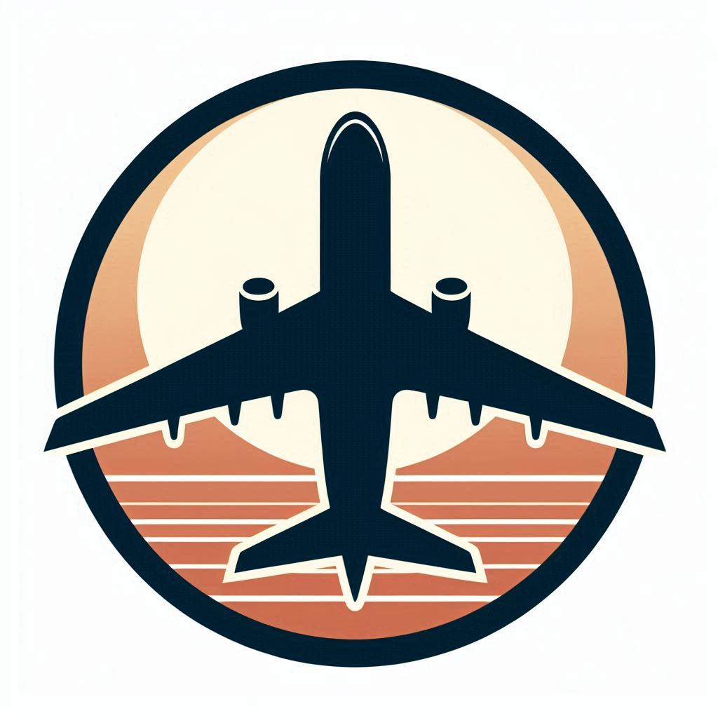 A plane flying over a sunset A plane flying over a sunset