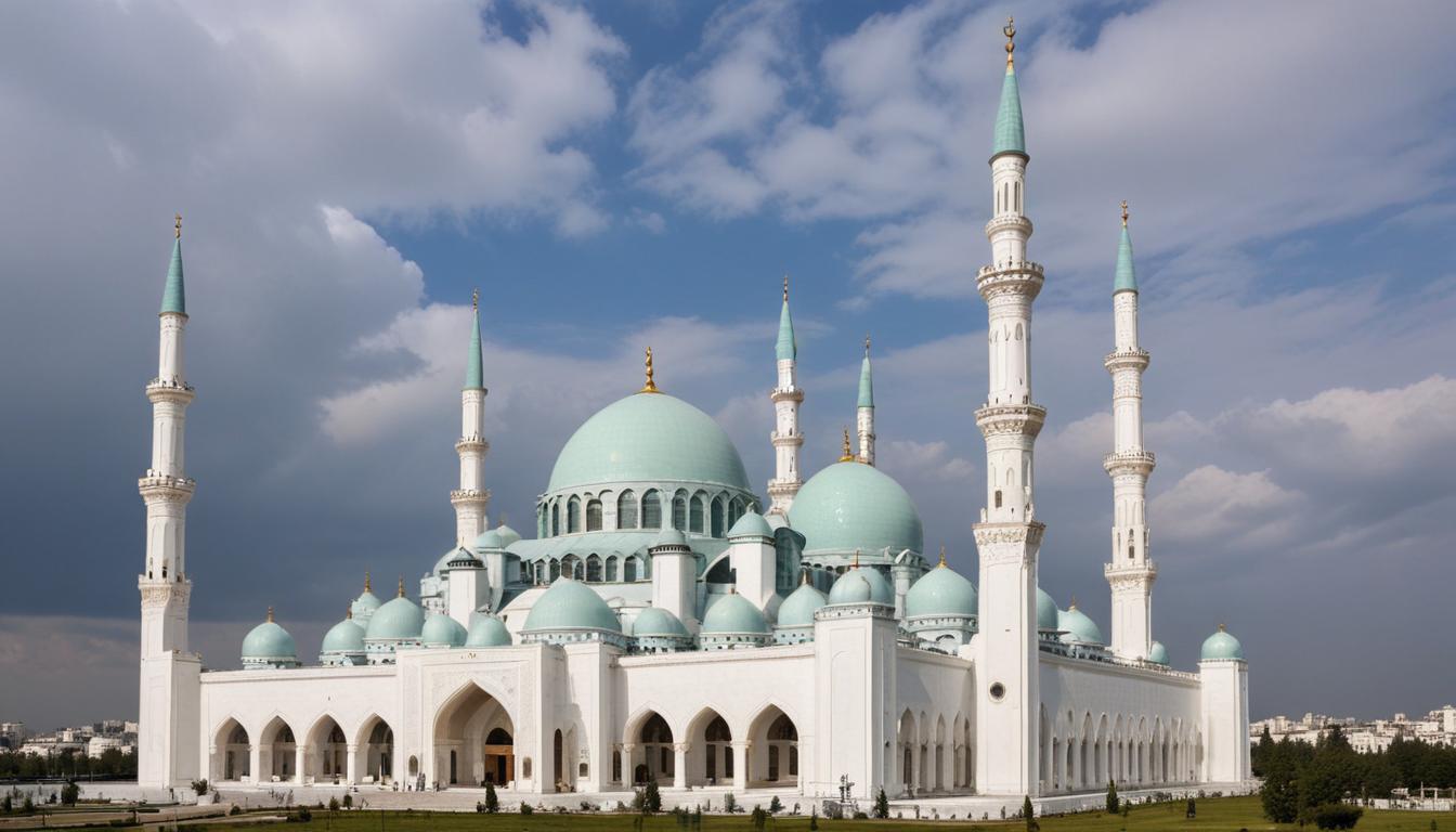 The heart of grozny mosque is a beautiful sight The heart of grozny mosque is a beautiful sight