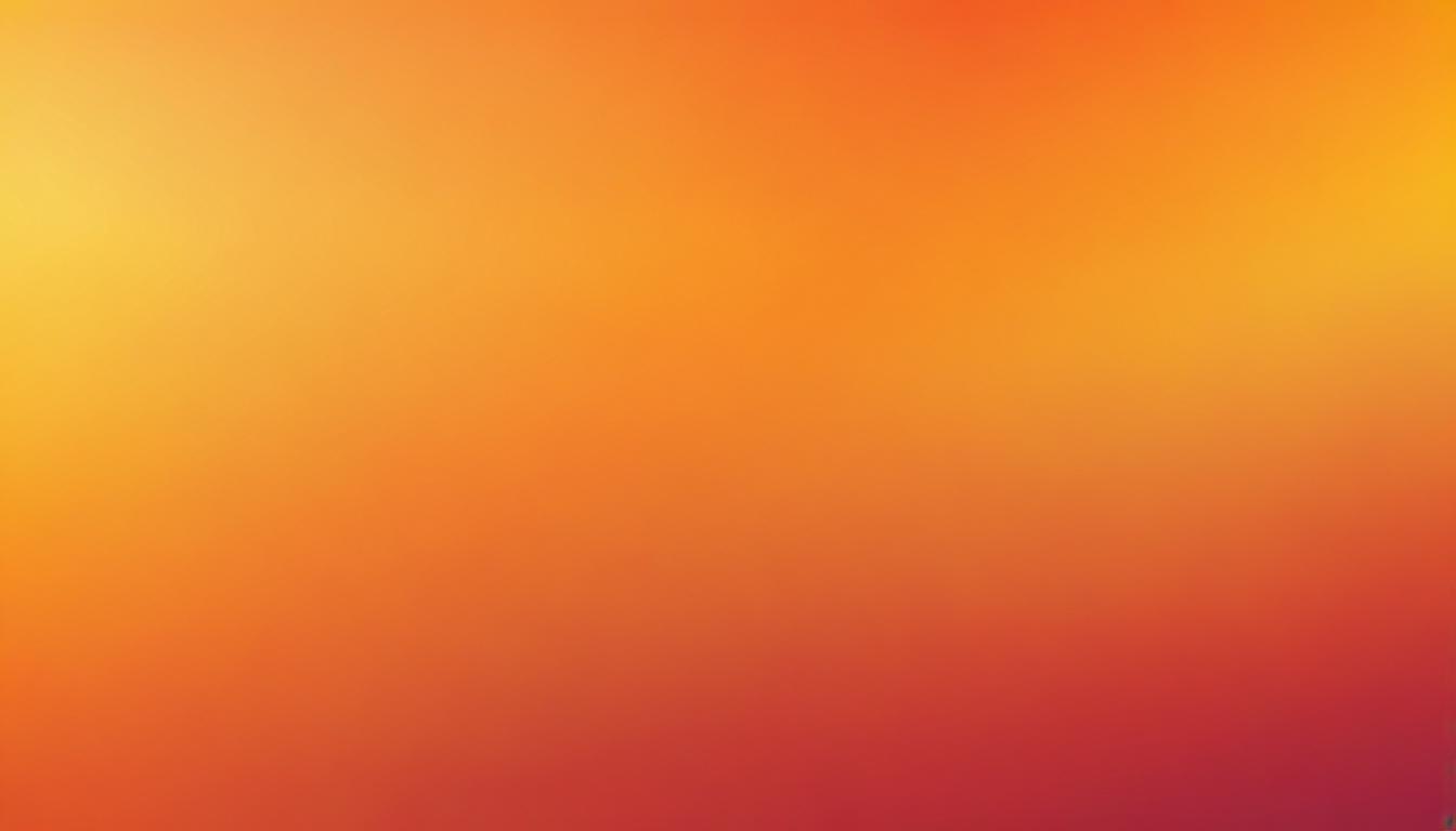 A warm orange and yellow gradient background A warm orange and yellow gradient background