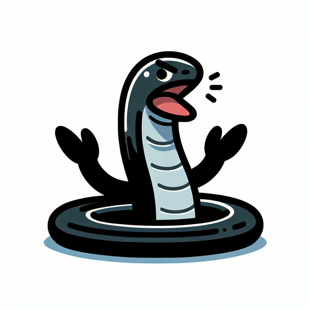An angry cobra shouts from a tire hole An angry cobra shouts from a tire hole
