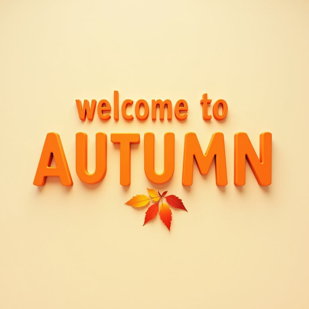 Welcome to autumn Welcome to autumn