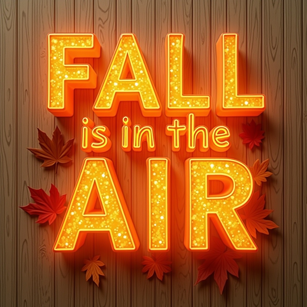 Fall is in the air, surrounded by autumn leaves Fall is in the air, surrounded by autumn leaves