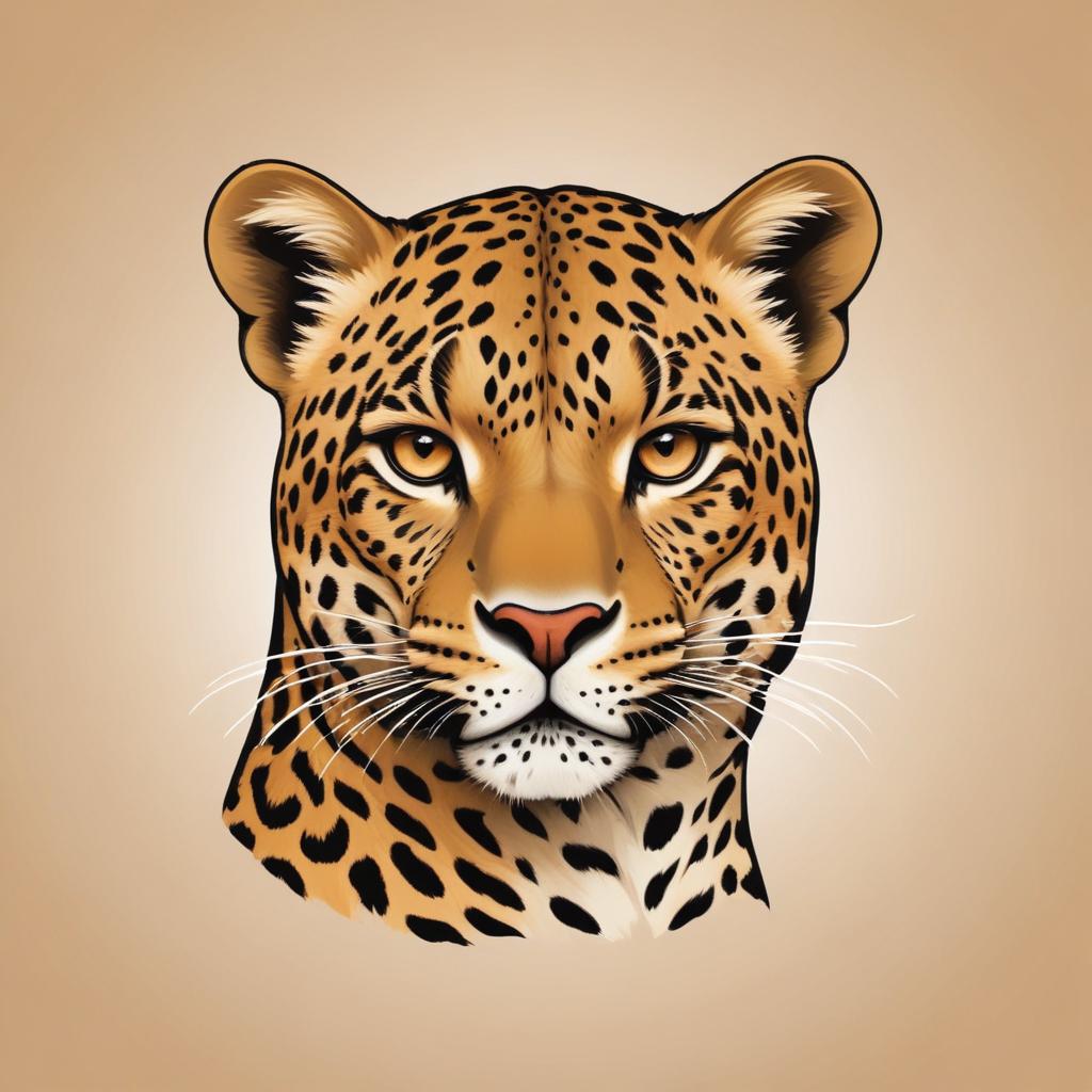 A close-up of a leopard's face A close-up of a leopard's face