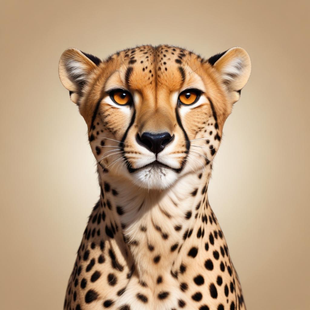 A cheetah stares intently at the camera A cheetah stares intently at the camera