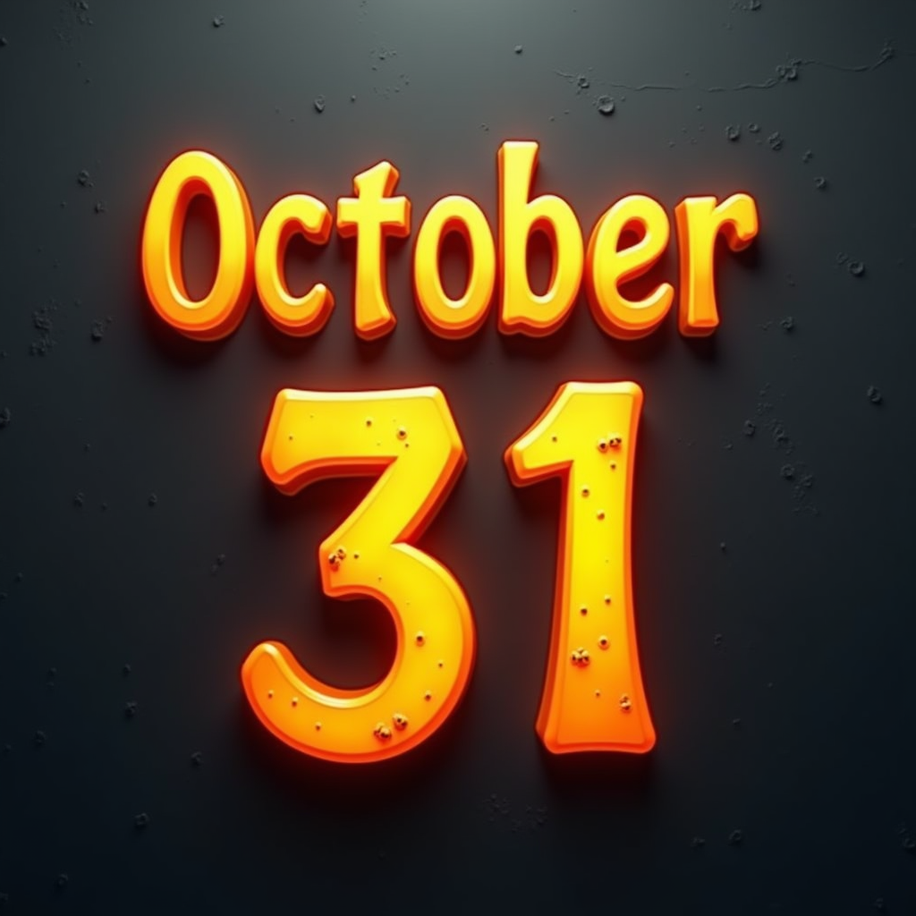 October 31 is the last day of the month October 31 is the last day of the month