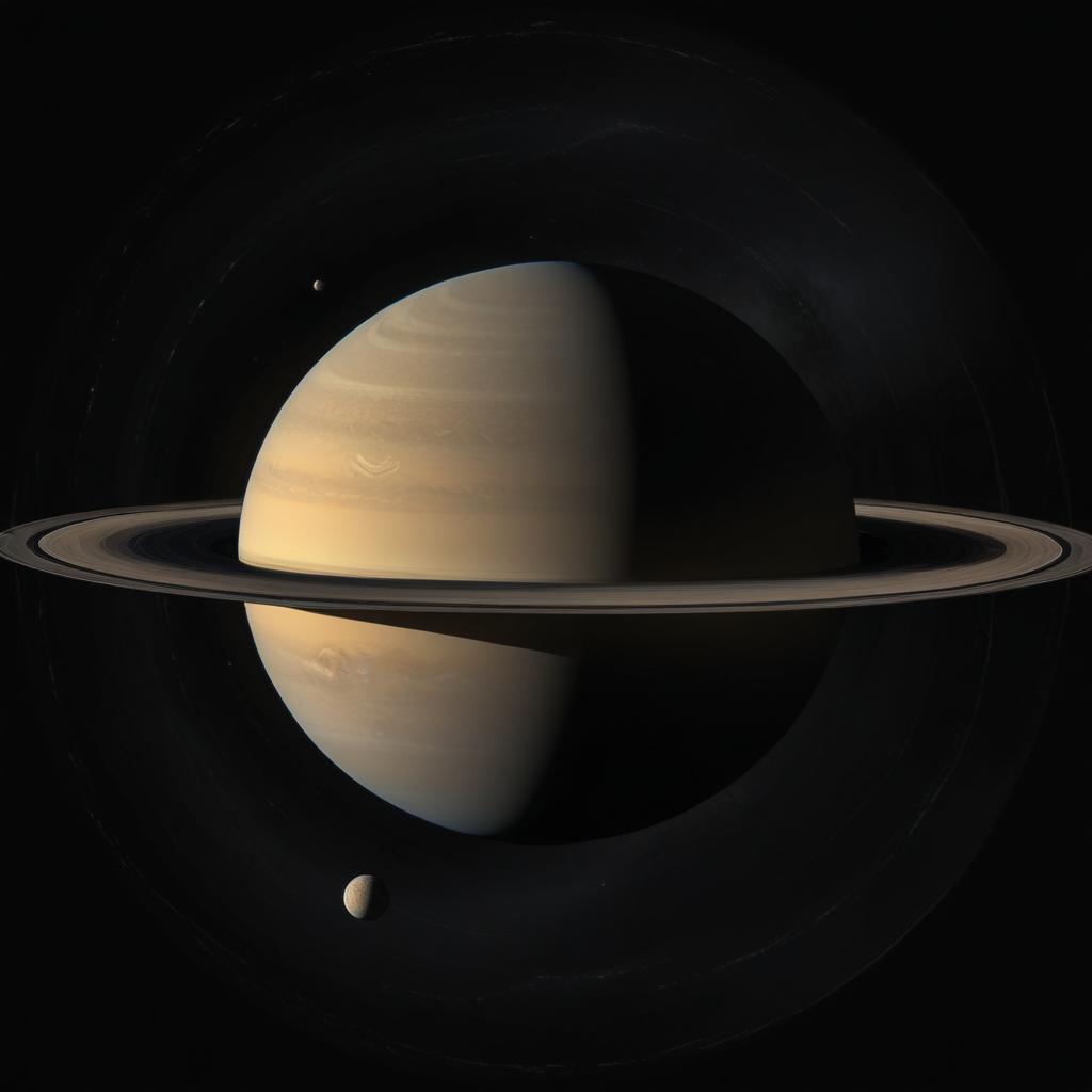 Saturn's rings are a beautiful sight in space Saturn's rings are a beautiful sight in space