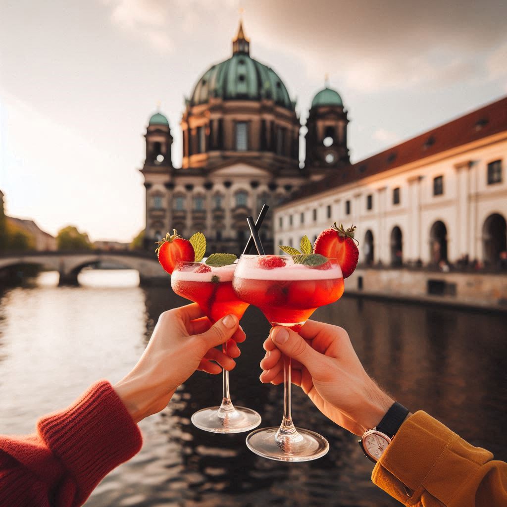Cheers to a romantic evening in berlin Cheers to a romantic evening in berlin