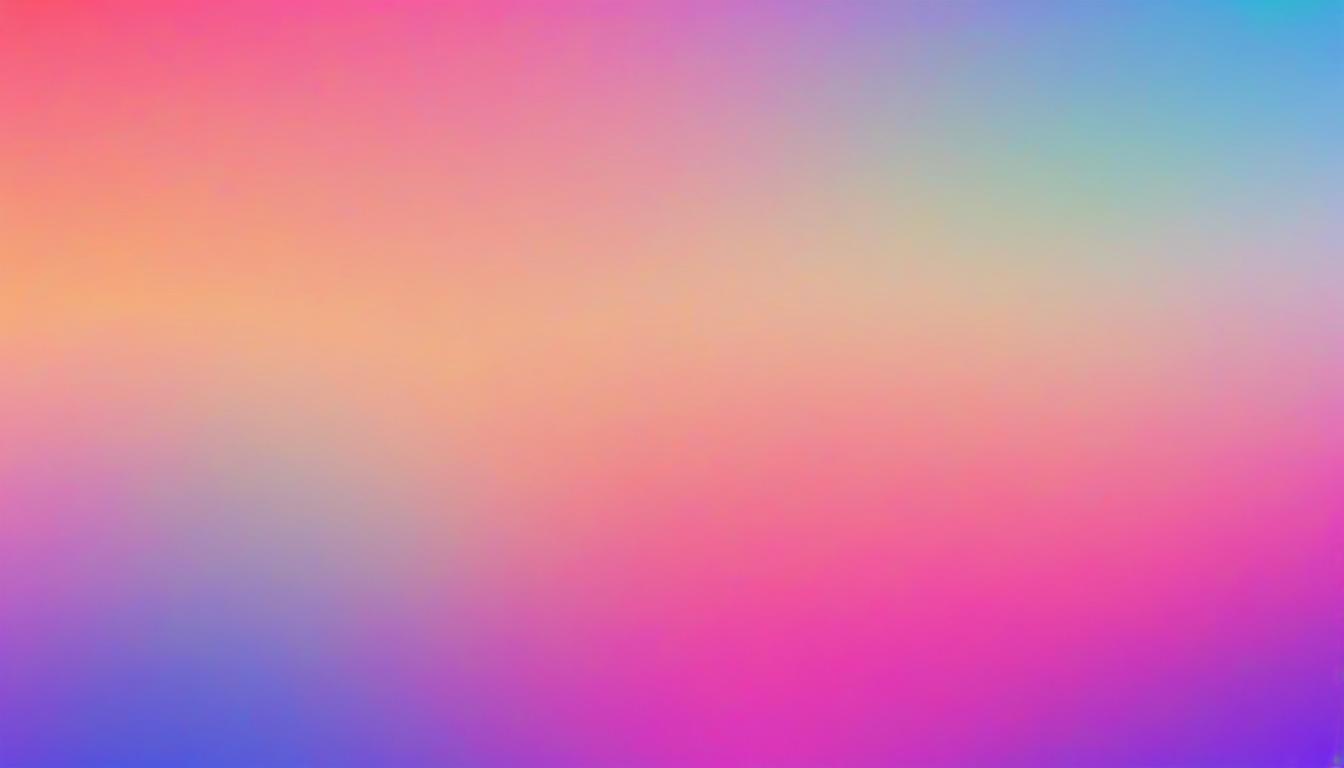 Colorful gradient of pink, blue, and yellow Colorful gradient of pink, blue, and yellow