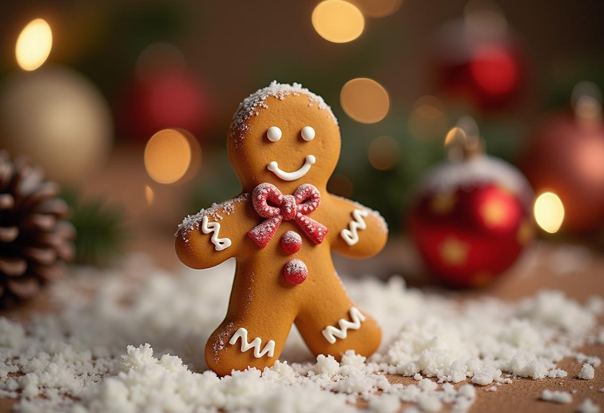 Gingerbread cookie decoration for festive celebrations Gingerbread cookie decoration for festive celebrations