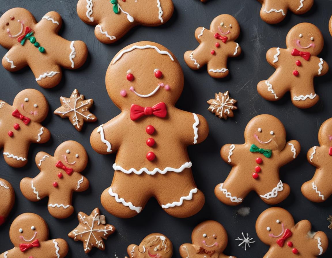 Deliciously decorated gingerbread cookies for the holidays Deliciously decorated gingerbread cookies for the holidays
