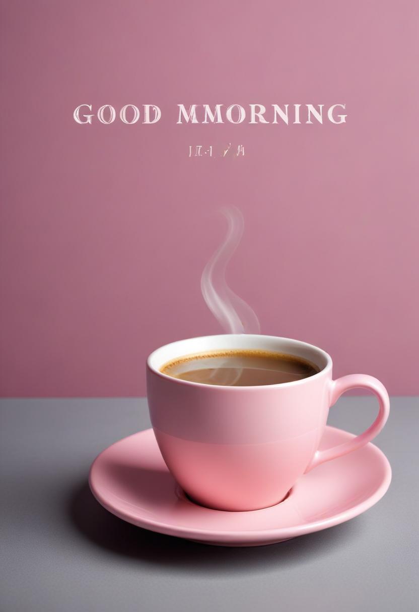 Enjoying a steaming cup of coffee in a cozy setting Enjoying a steaming cup of coffee in a cozy setting