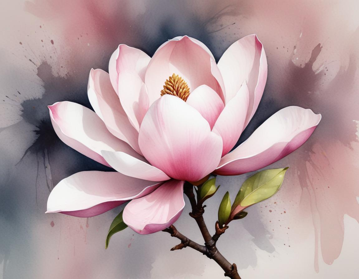 Beautiful magnolia blossom in soft pastel colors Beautiful magnolia blossom in soft pastel colors