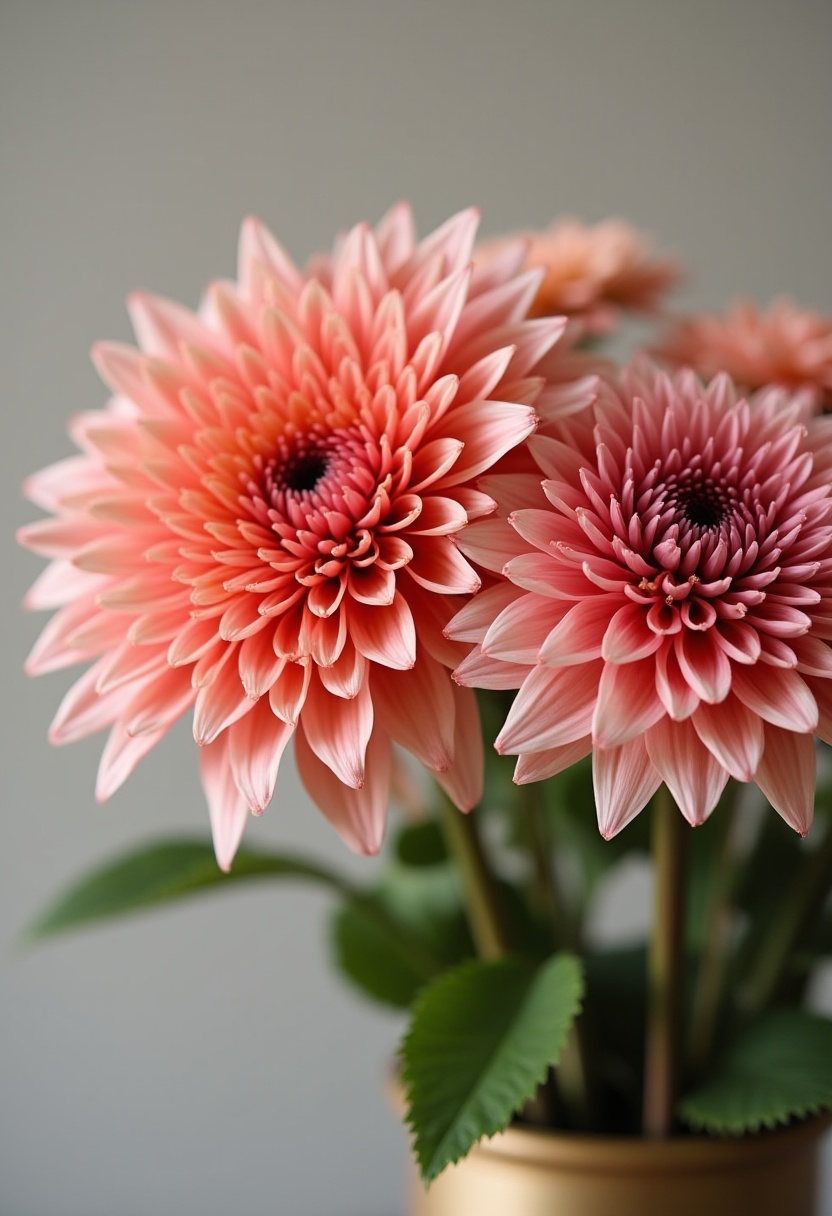 Beautiful pink flowers in a simple vase arrangement Beautiful pink flowers in a simple vase arrangement