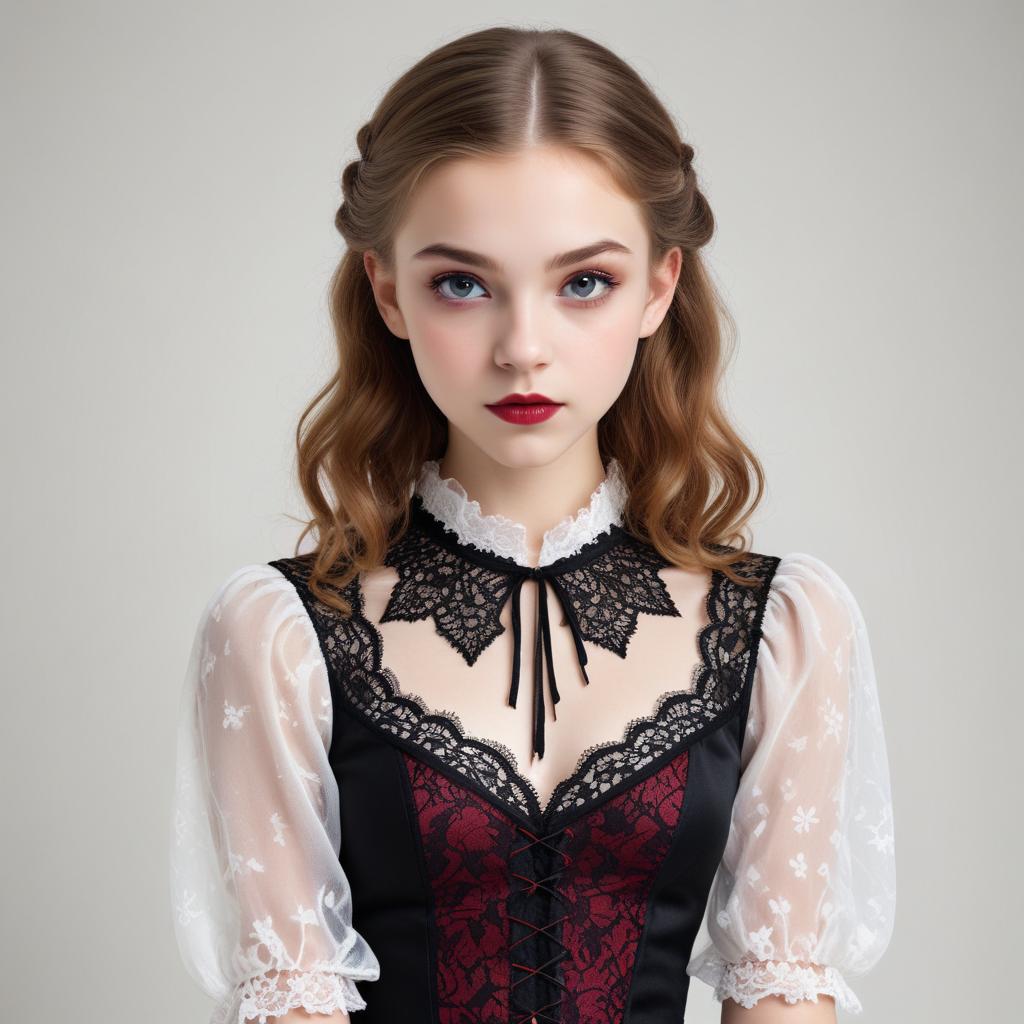 Gothic-inspired dress reveals vintage elegance Gothic-inspired dress reveals vintage elegance