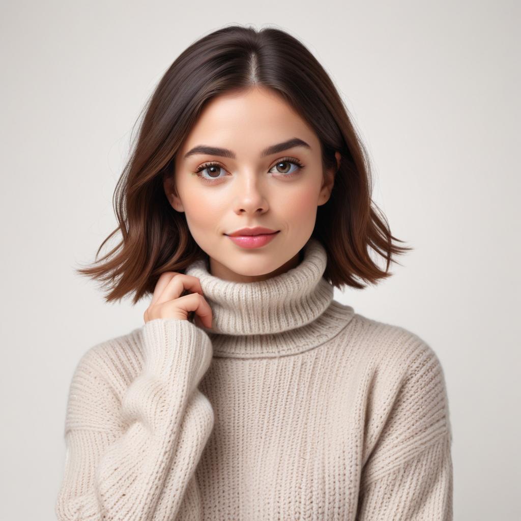 Elegant portrait of a young woman Elegant portrait of a young woman