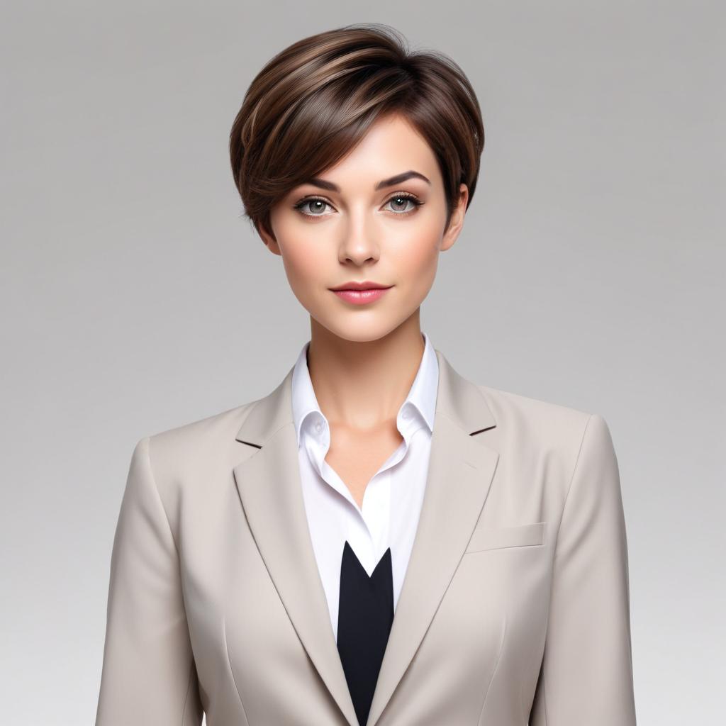 Professional woman in smart attire Professional woman in smart attire