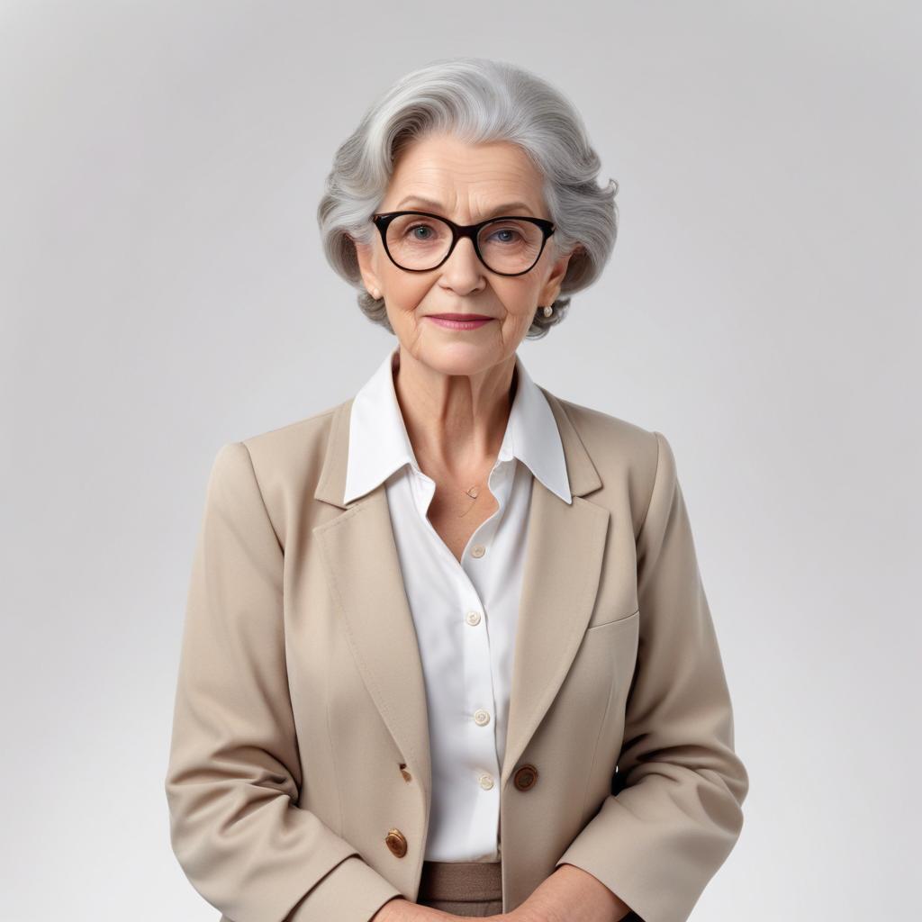 Professional older woman in formal attire Professional older woman in formal attire