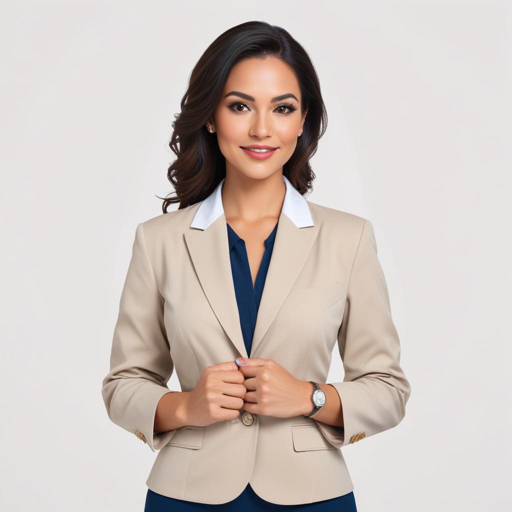 Professional woman in business attire Professional woman in business attire