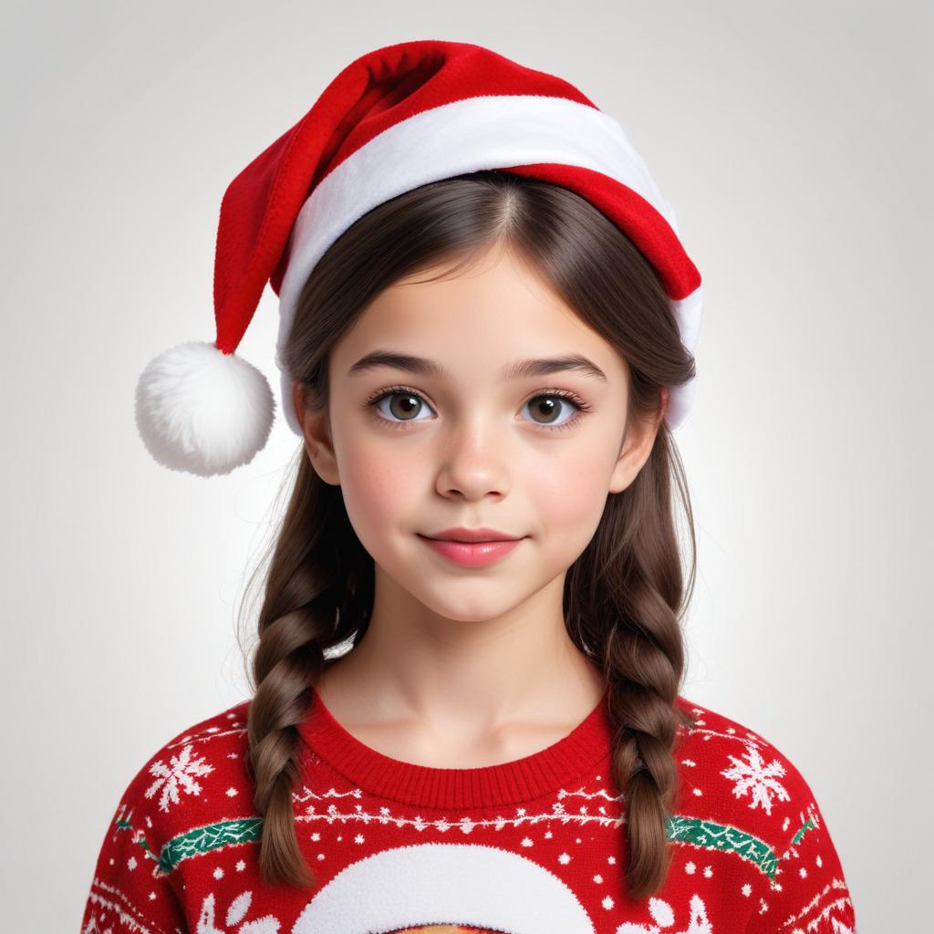 Holiday cheer with festive attire Holiday cheer with festive attire