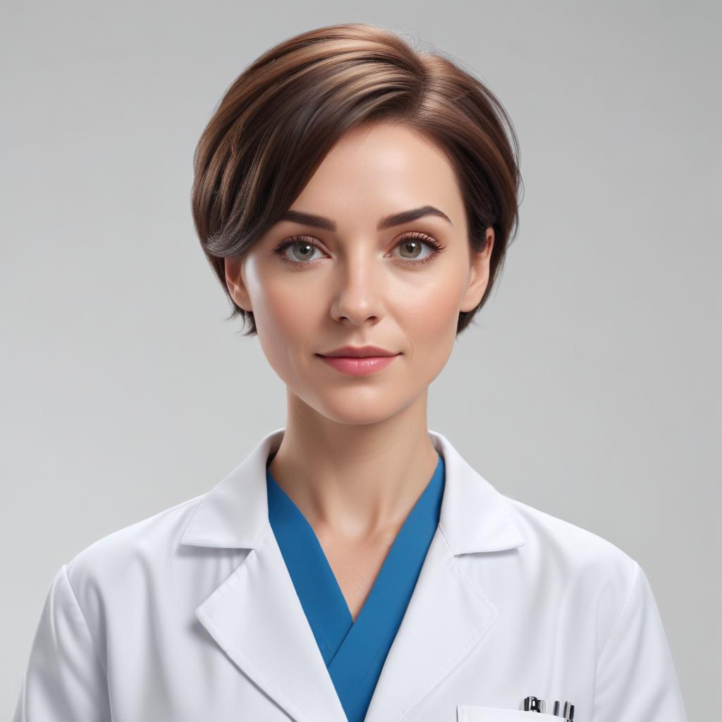Healthcare professional in white coat Healthcare professional in white coat
