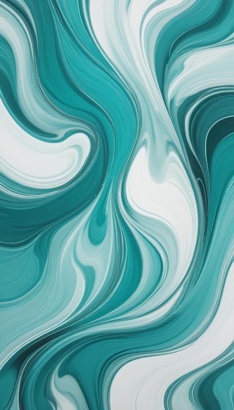 Swirling teal abstract design Swirling teal abstract design
