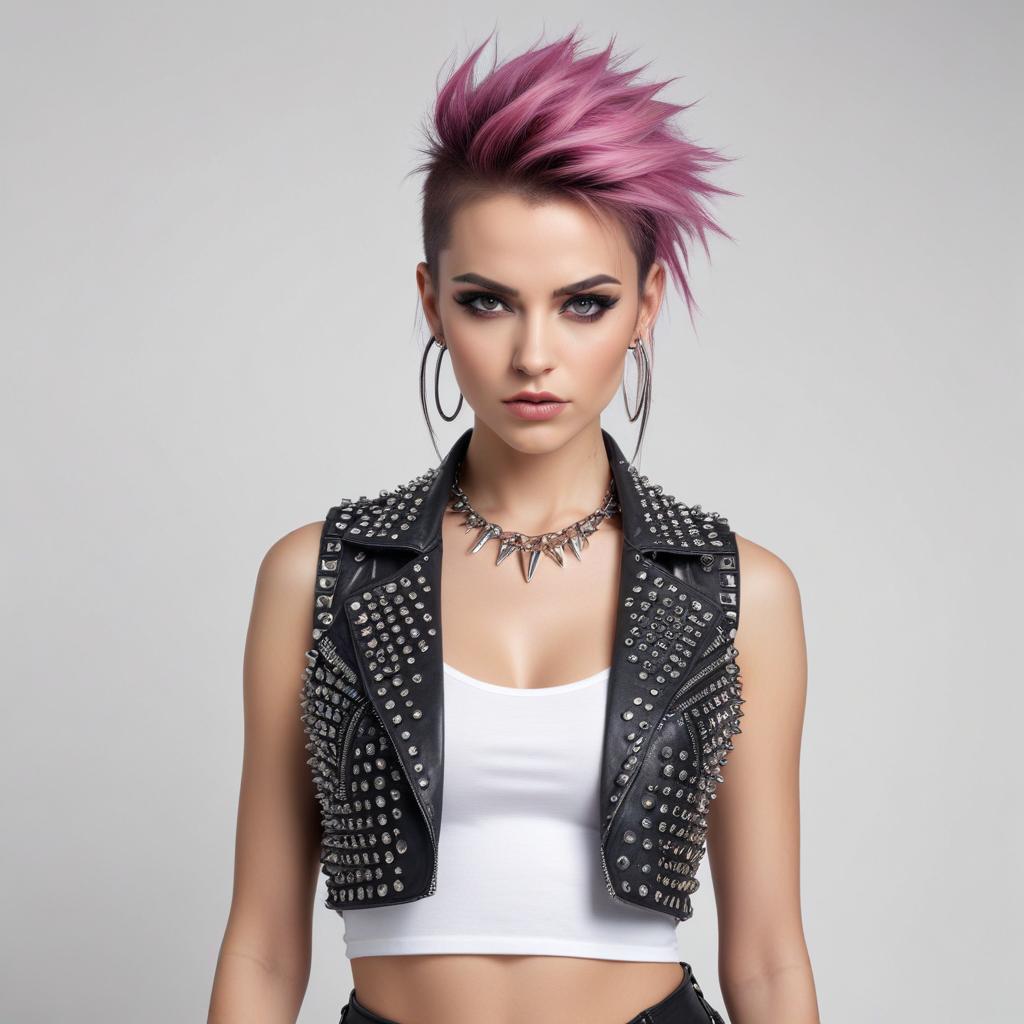 Modern punk fashion portrait session Modern punk fashion portrait session