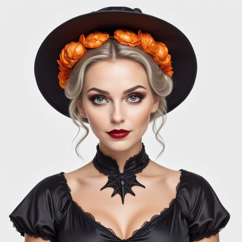 Woman in halloween costume Woman in halloween costume