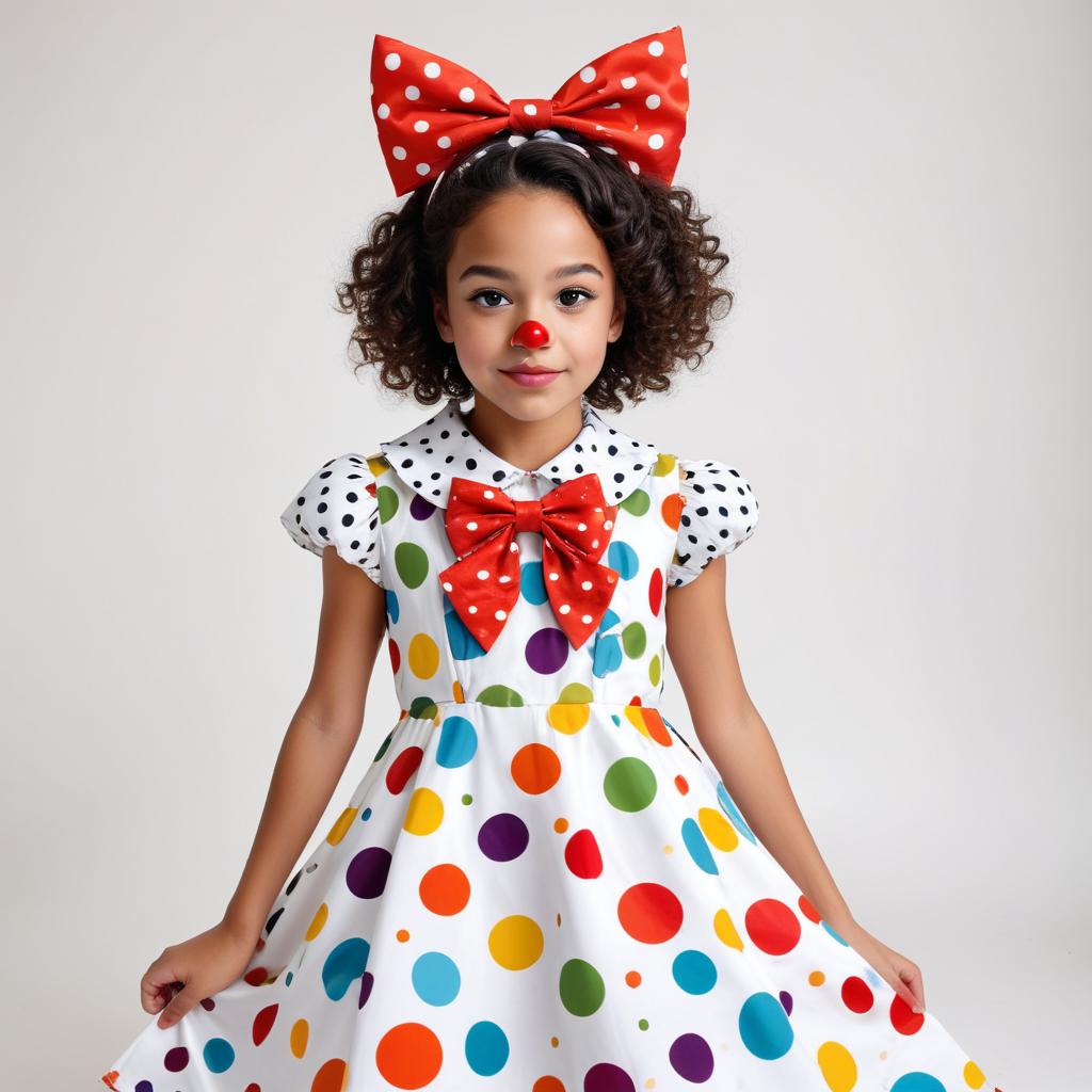 Colorful clown costume for children Colorful clown costume for children