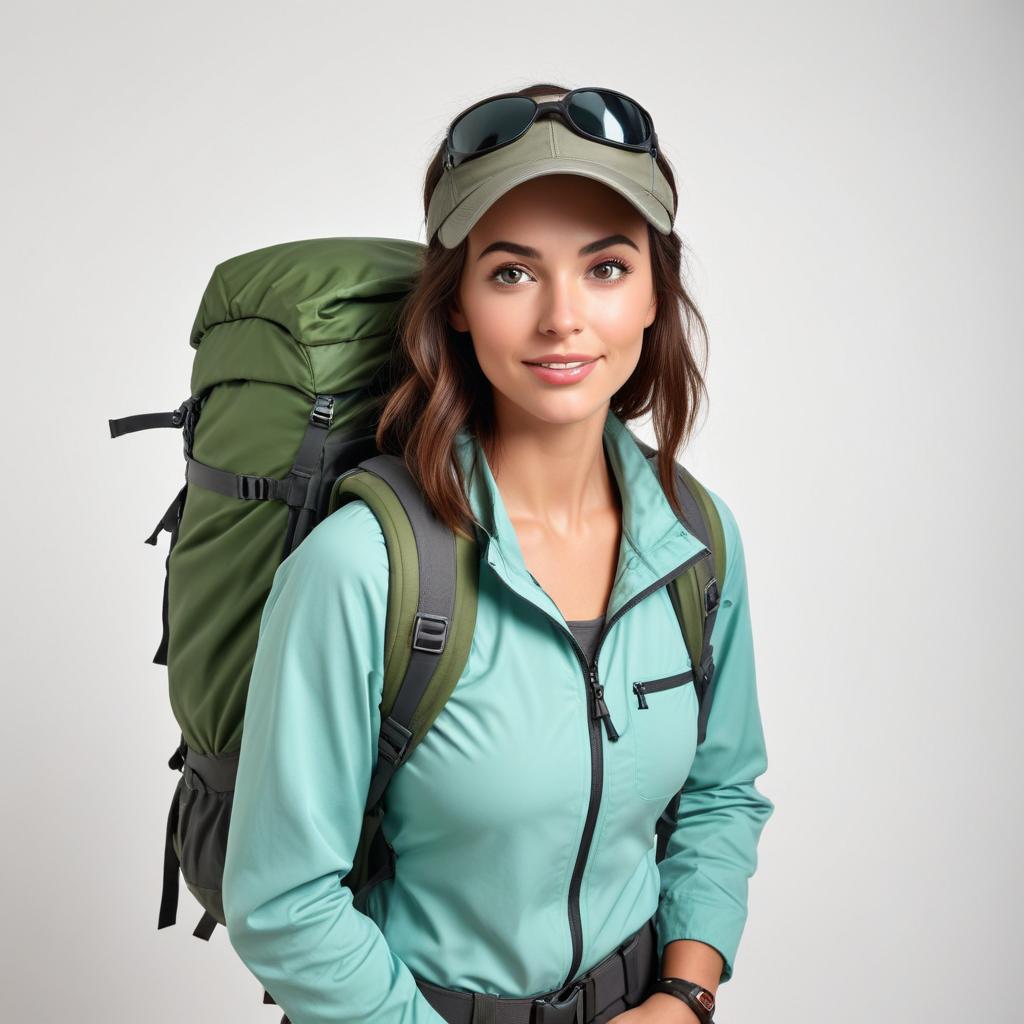 Explorer ready for adventure in nature Explorer ready for adventure in nature