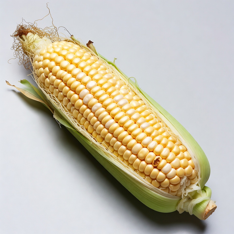 Freshly harvested corn on display Freshly harvested corn on display