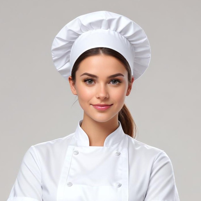 Young chef in professional attire Young chef in professional attire