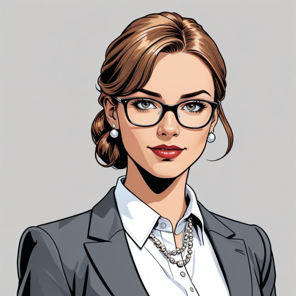 Confident businesswoman in professional attire Confident businesswoman in professional attire