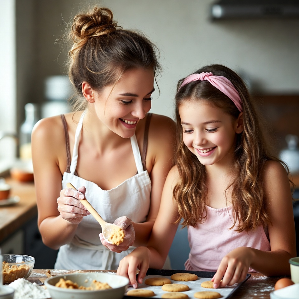 Baking cookies with joy Baking cookies with joy