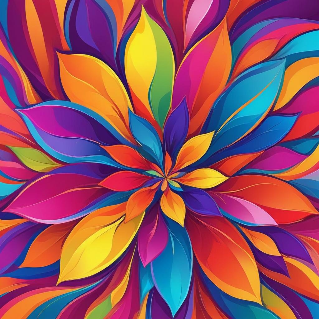 Colorful floral design abstract pattern Colorful floral design abstract pattern