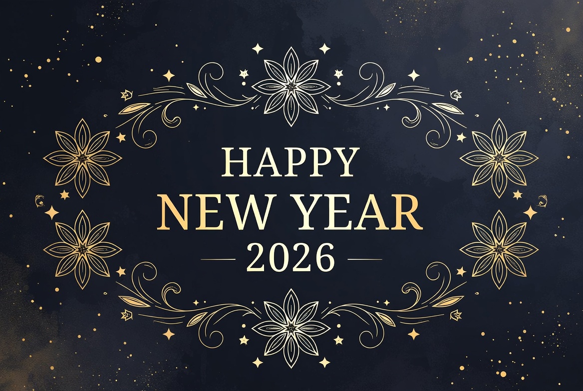 Happy new year 2026 celebration design Happy new year 2026 celebration design