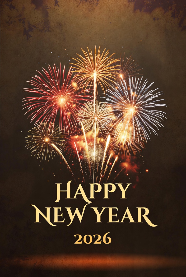 Colorful fireworks welcoming the new year Colorful fireworks welcoming the new year