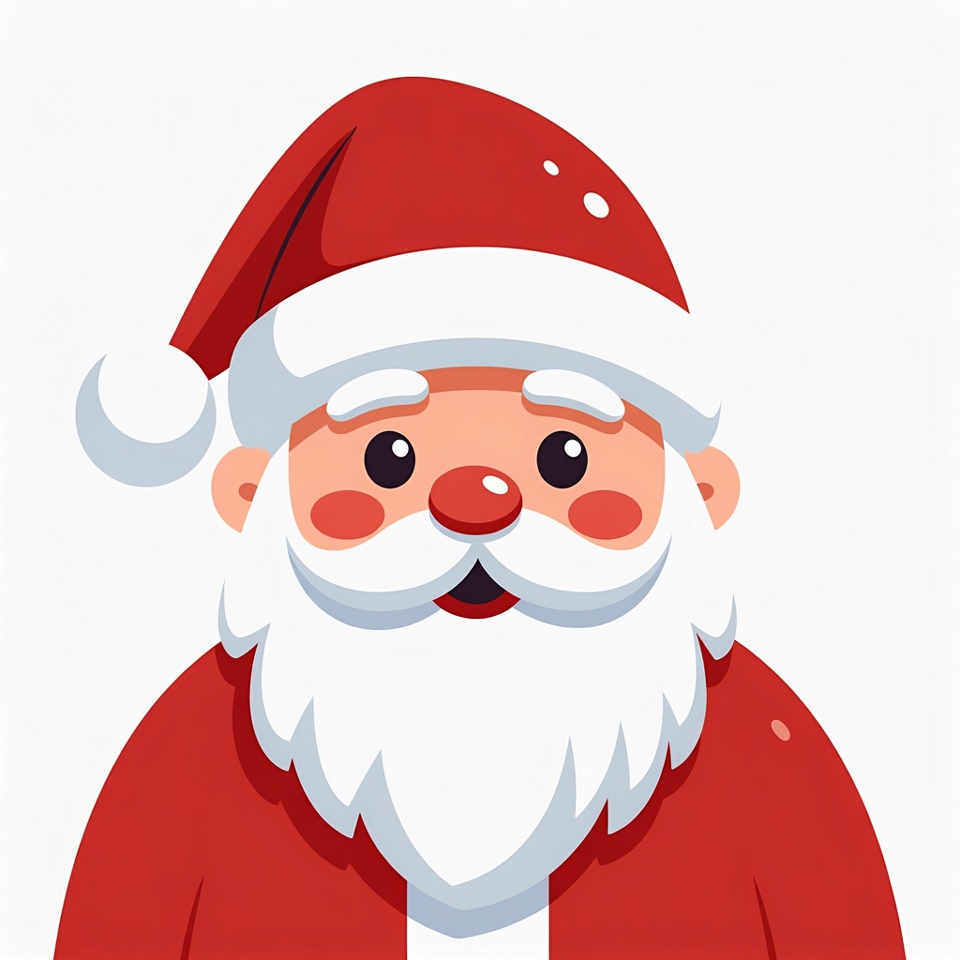 Jolly santa claus ready for christmas Jolly santa claus ready for christmas