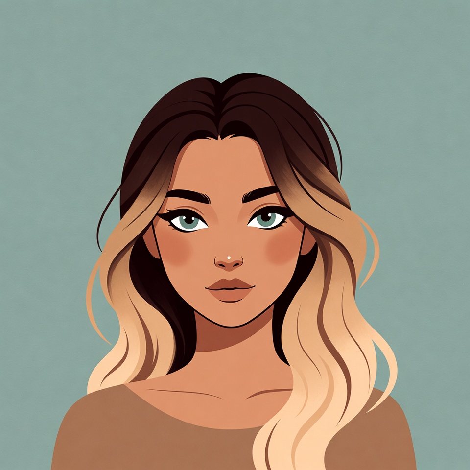 Portrait of a young woman Portrait of a young woman