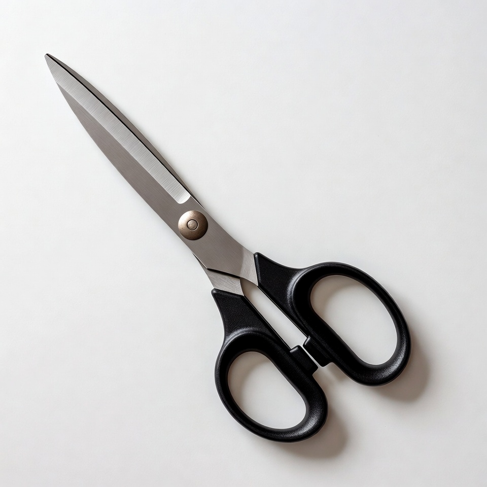 Sharp scissors on white background Sharp scissors on white background