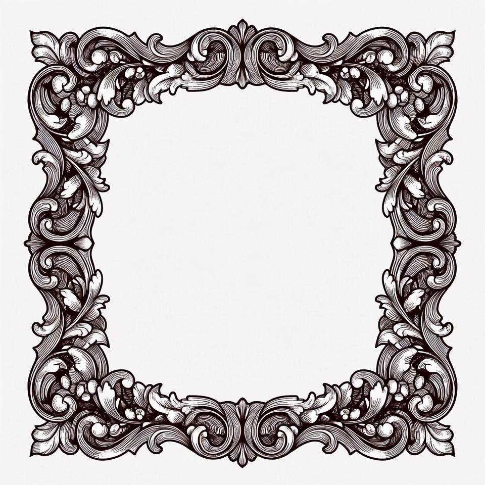 Elegant floral decorative frame design Elegant floral decorative frame design