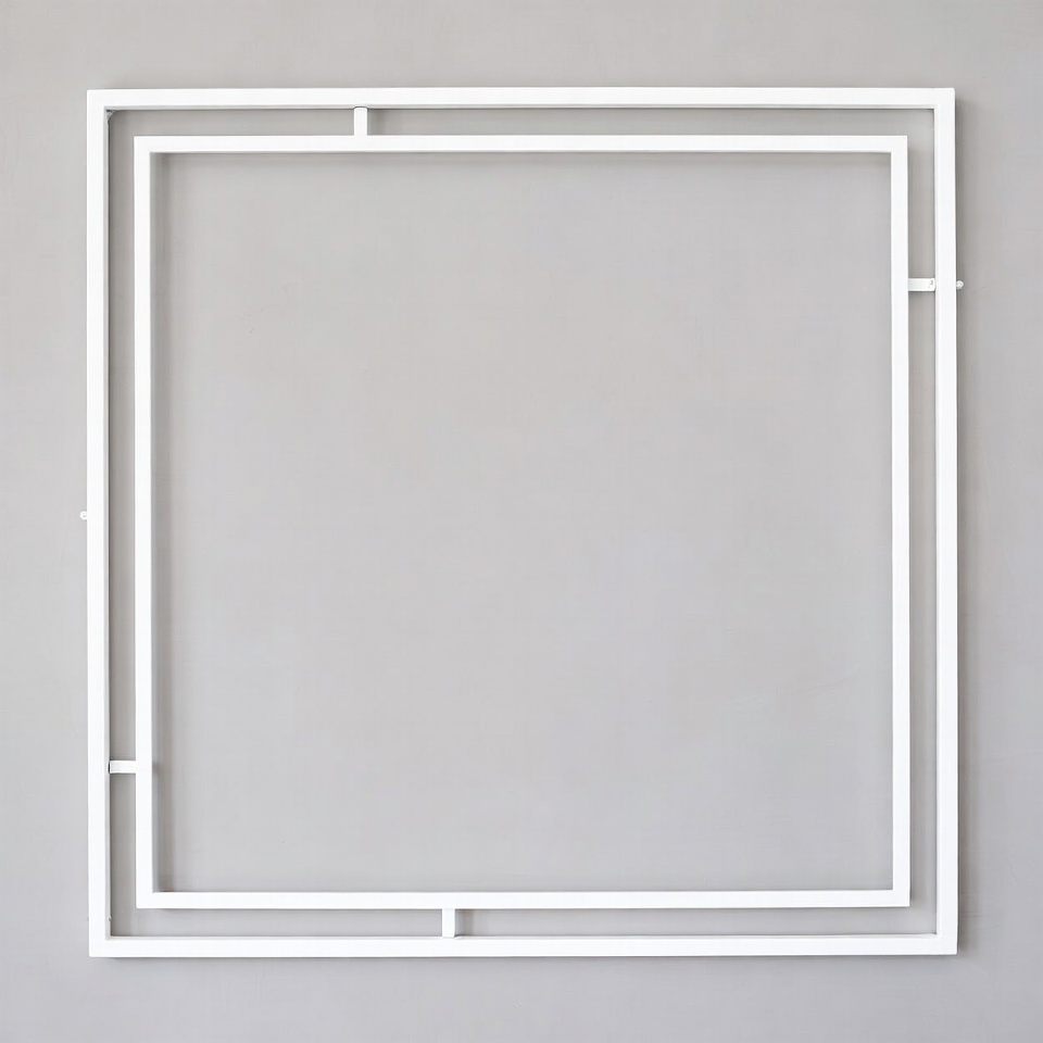 Minimalist white frame design Minimalist white frame design
