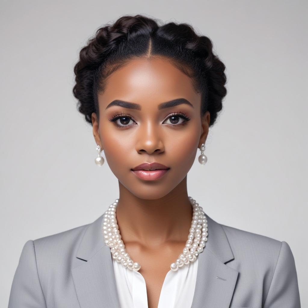 Elegant woman in professional attire Elegant woman in professional attire