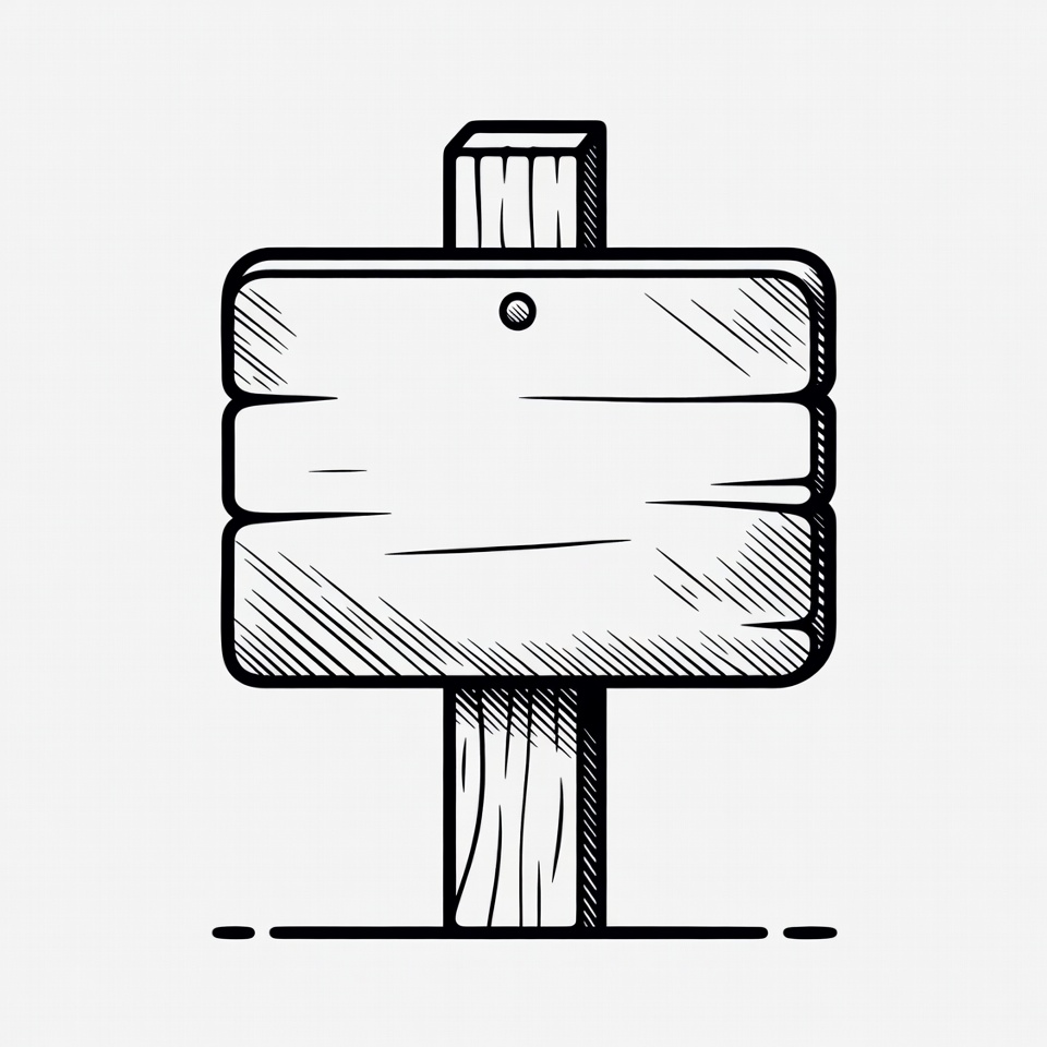 Blank wooden sign with no text Blank wooden sign with no text