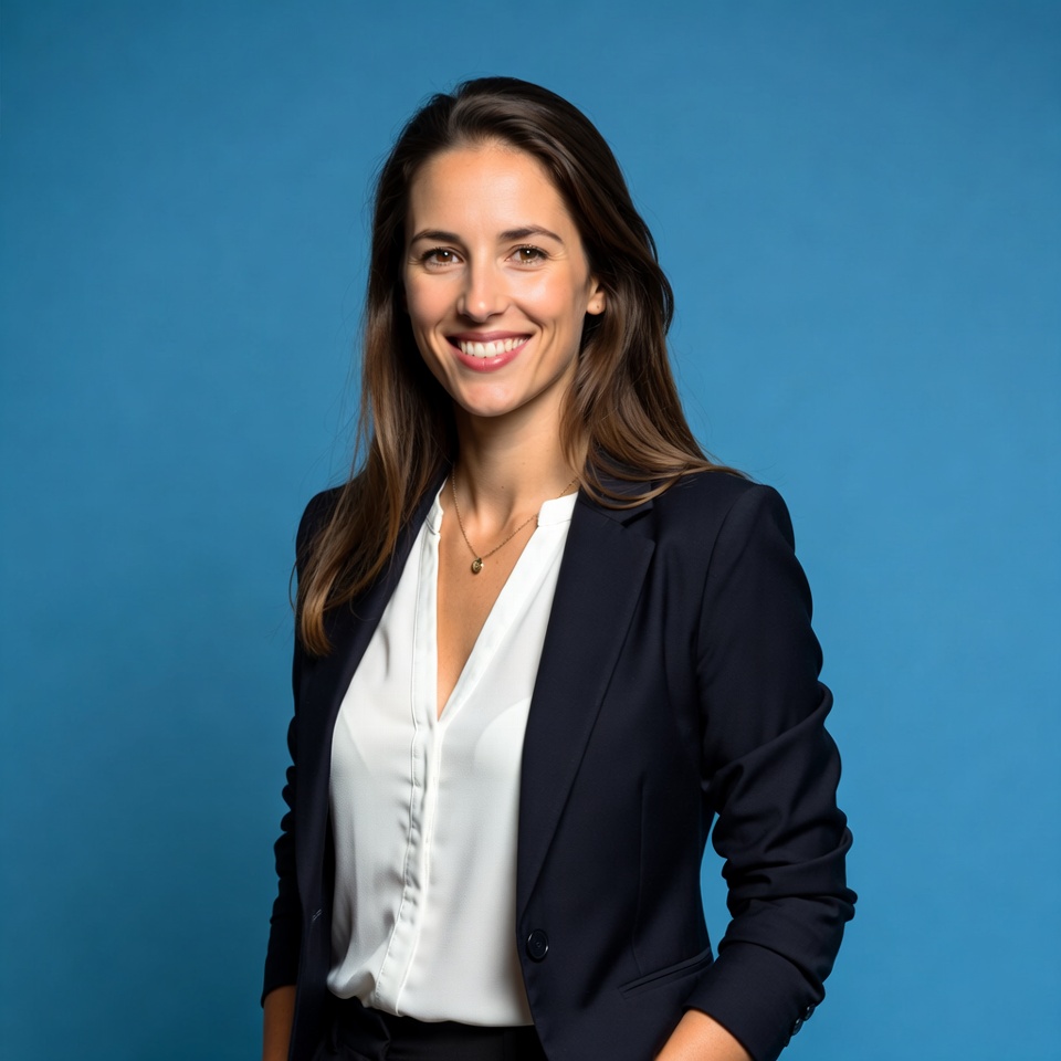 Professional woman in business attire Professional woman in business attire