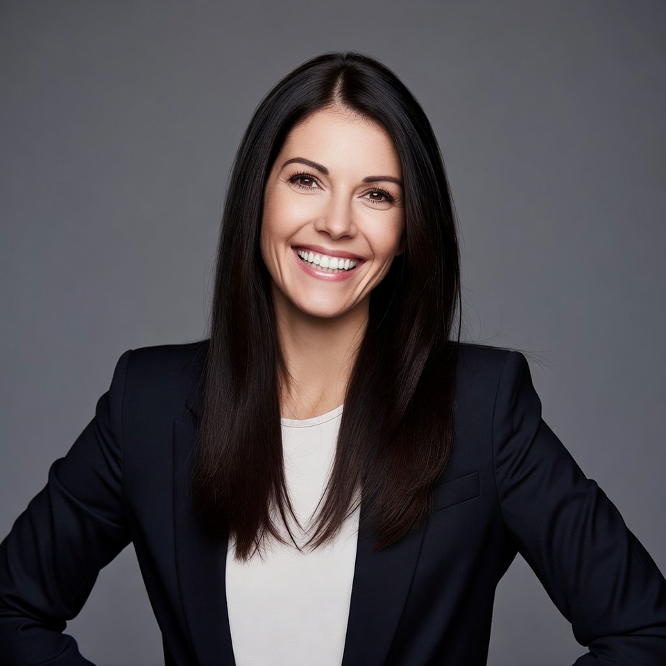 Confident woman in business attire Confident woman in business attire