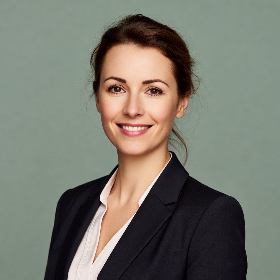 Professional portrait of a smiling woman Professional portrait of a smiling woman