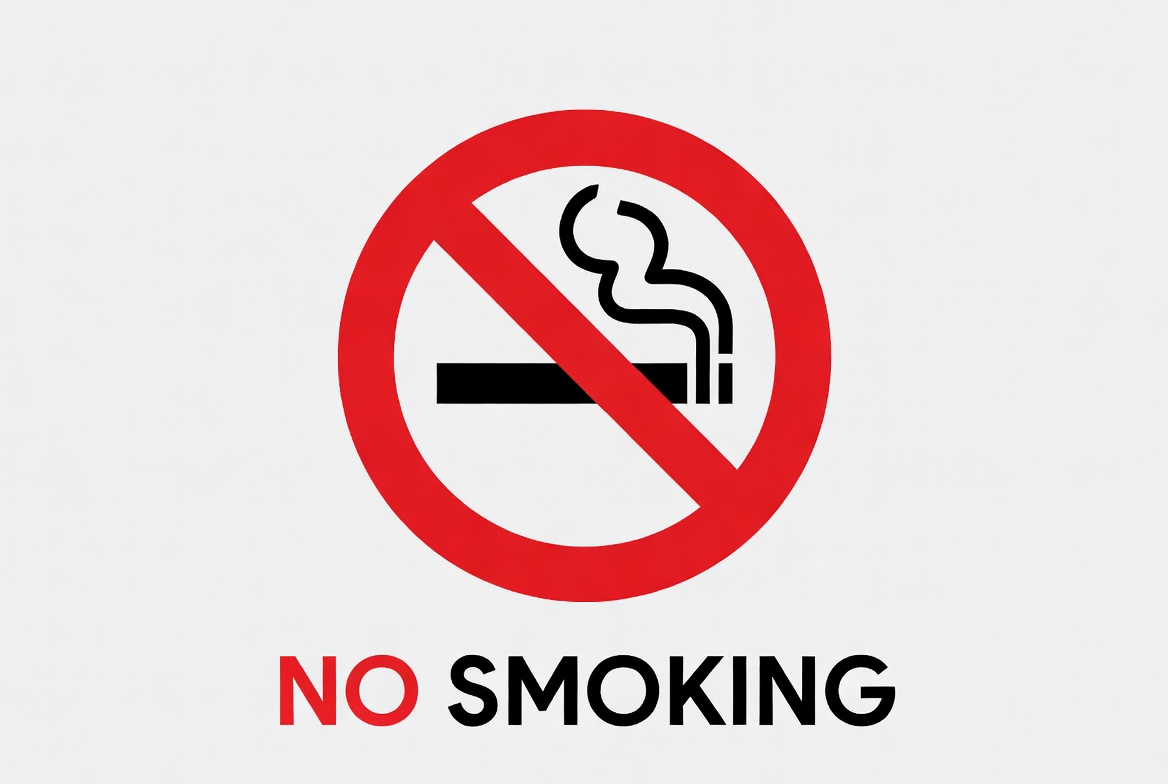 No smoking sign warning No smoking sign warning