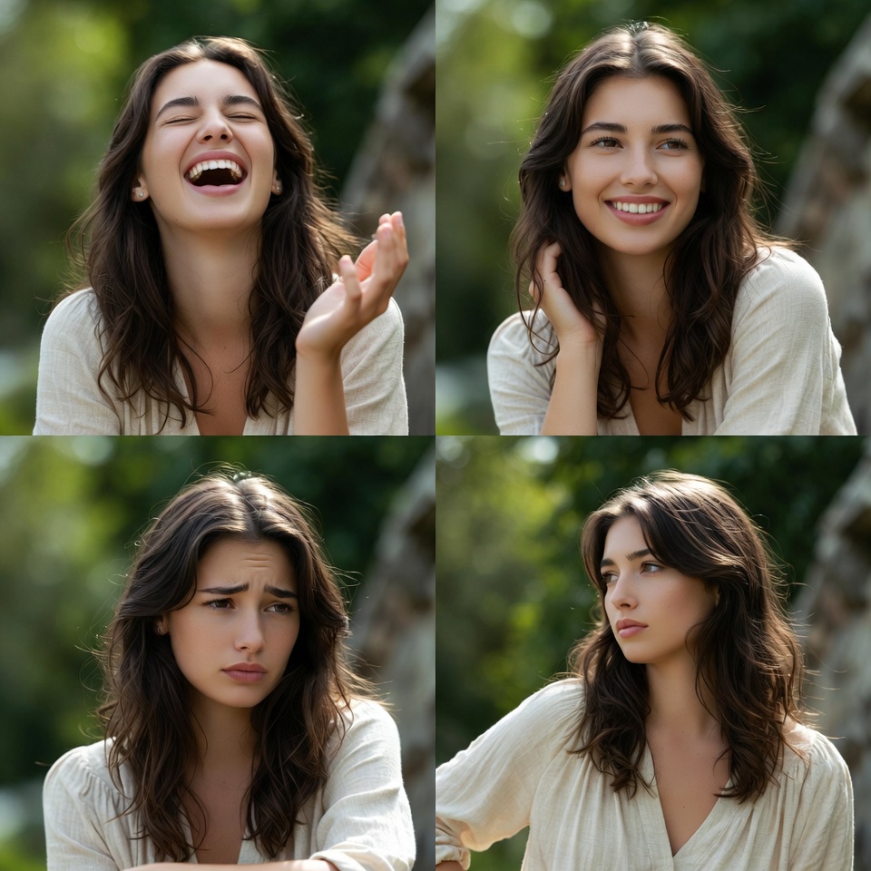 Expressive moments in natural light Expressive moments in natural light