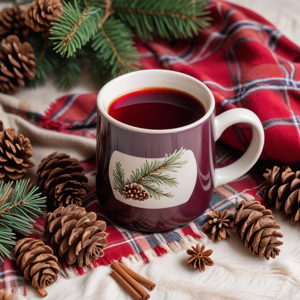 Cozy coffee moment in winter Cozy coffee moment in winter